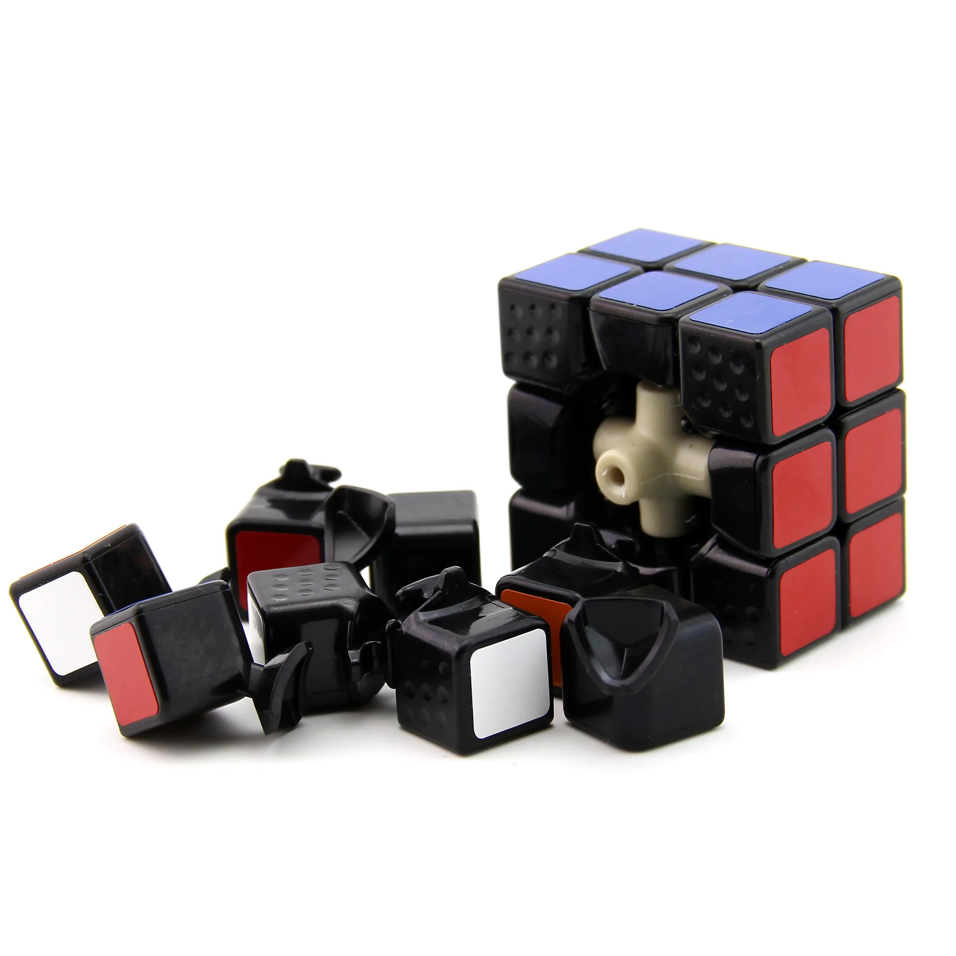 Black Shengshou LingLong 46 3 layers Magic Cube  Puzzle